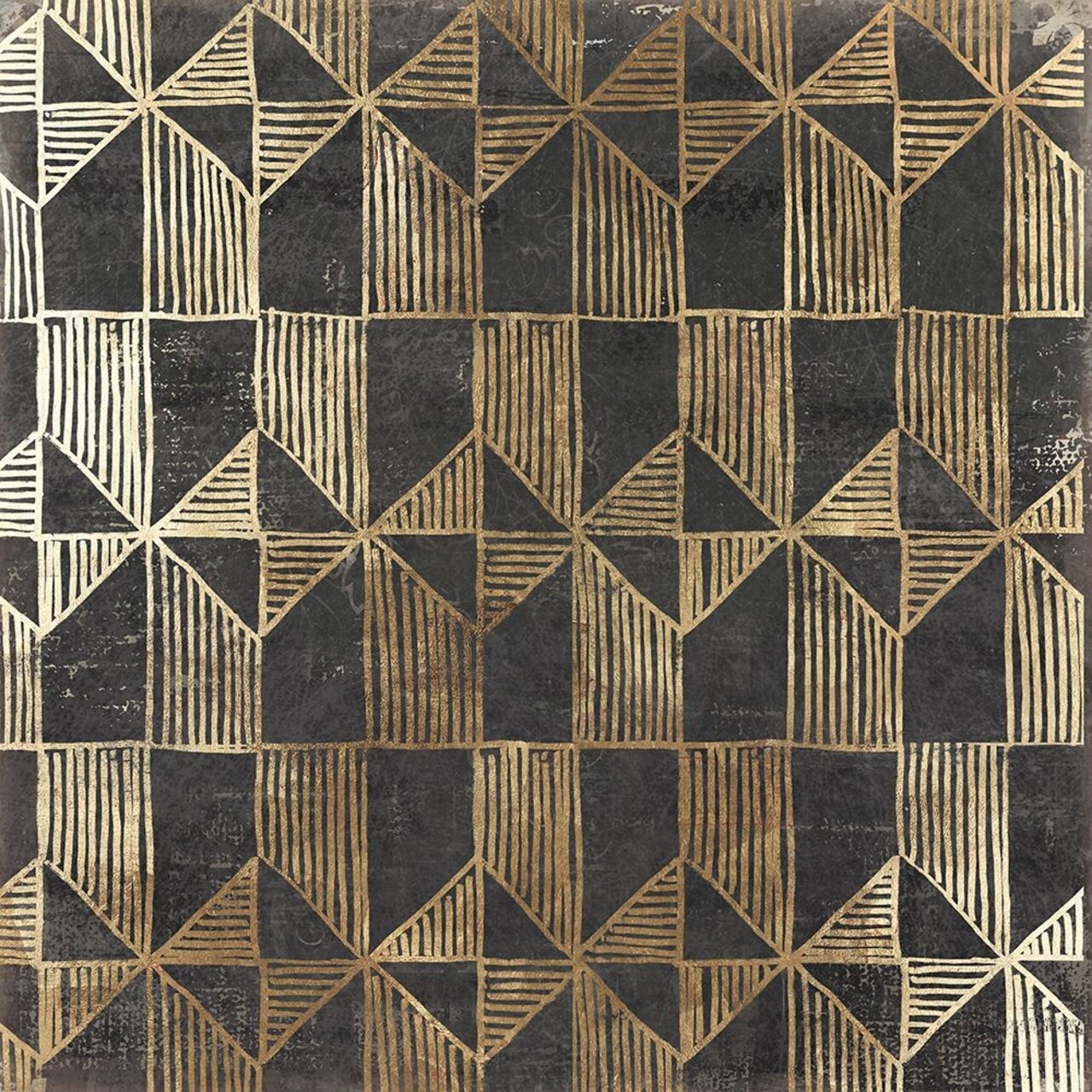 Golden Art Deco I Poster Print by Aimee Wilson - Item # VARPDXWL328A